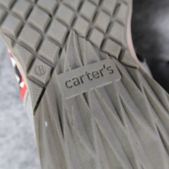 Carters Shoes Kids 11 Sandals Shark Grey Adjustable Straps Sport Active Comfort - Picture 12 of 13